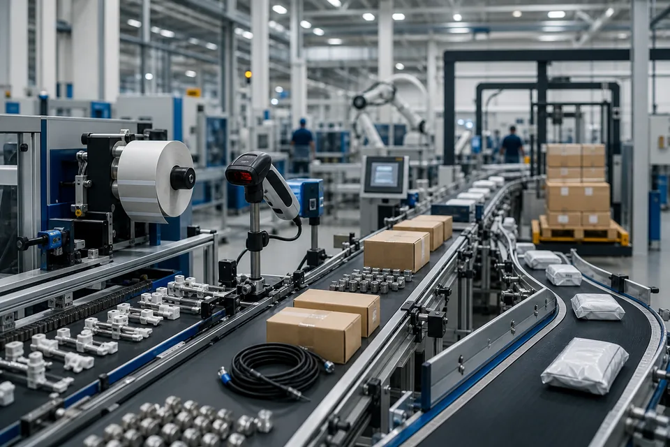 General manufacturing coding, labelling and inspection line