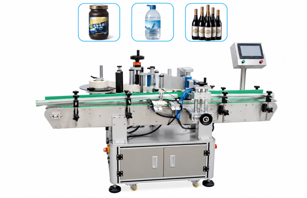 Automatic Positioning Round Bottle Labeling Machine product image