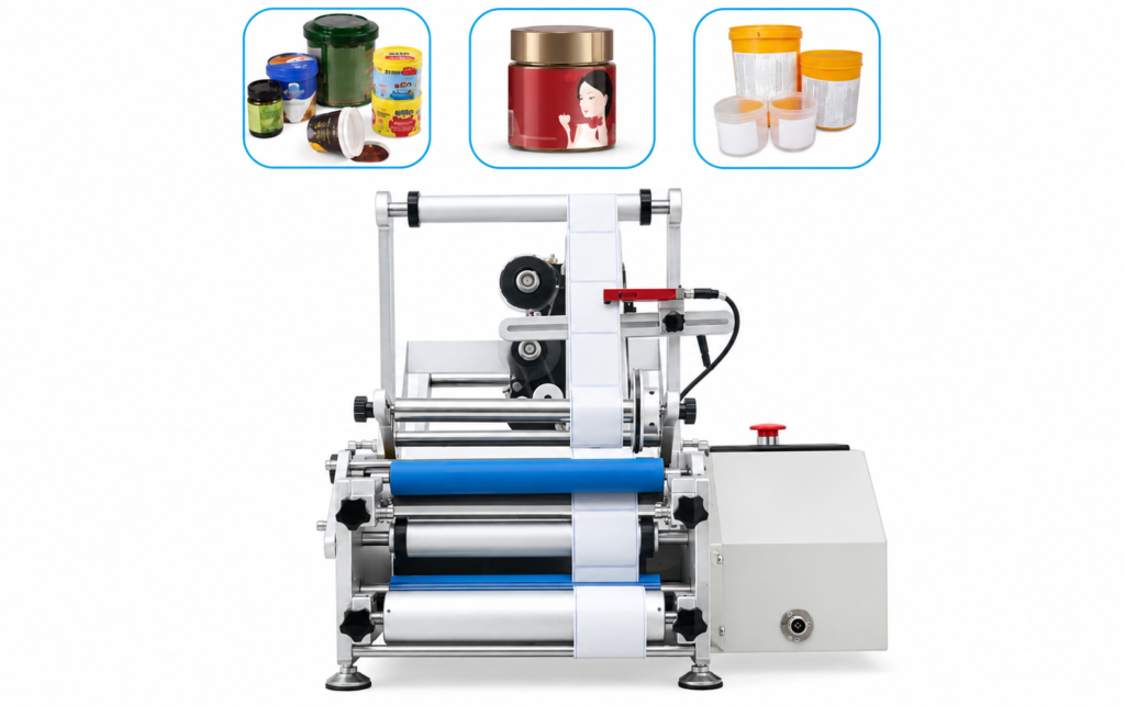 Semi Automatic Round Bottle Labeling Machine product image